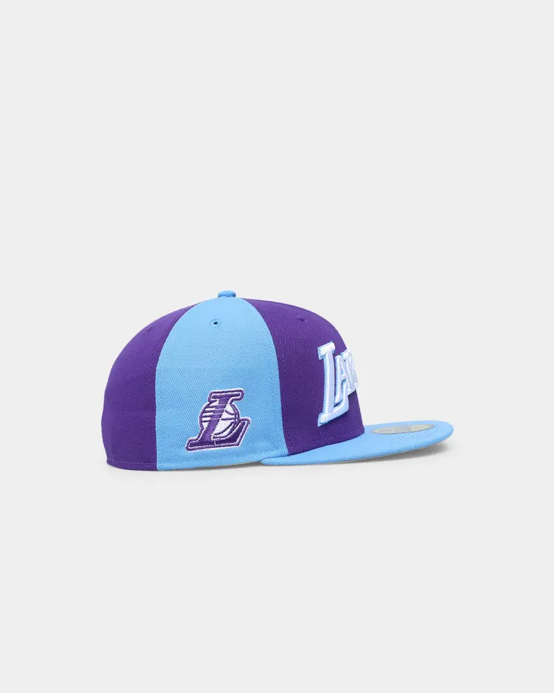 New Era Los Angeles Lakers 'Nba Authentics City Edition' 59Fifty Fitted Purple 4