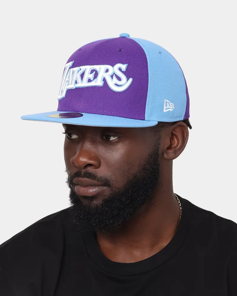 New Era Los Angeles Lakers 'Nba Authentics City Edition' 59Fifty Fitted Purple 5