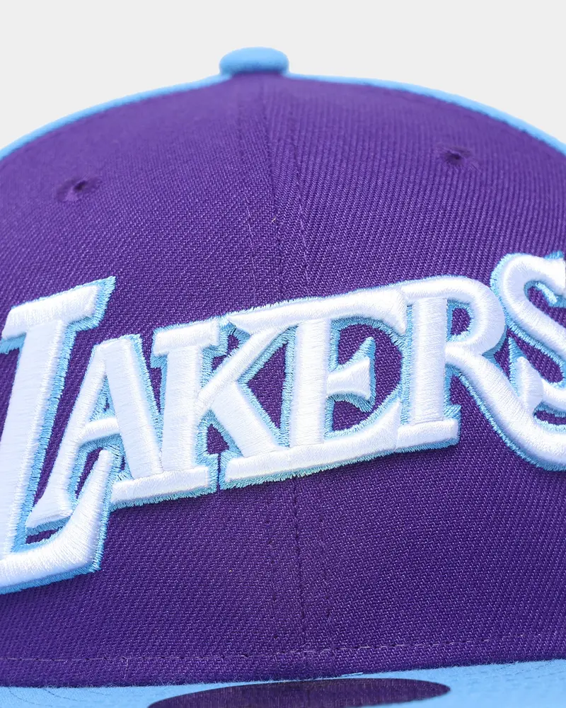 New Era Los Angeles Lakers 'Nba Authentics City Edition' 59Fifty Fitted Purple 8