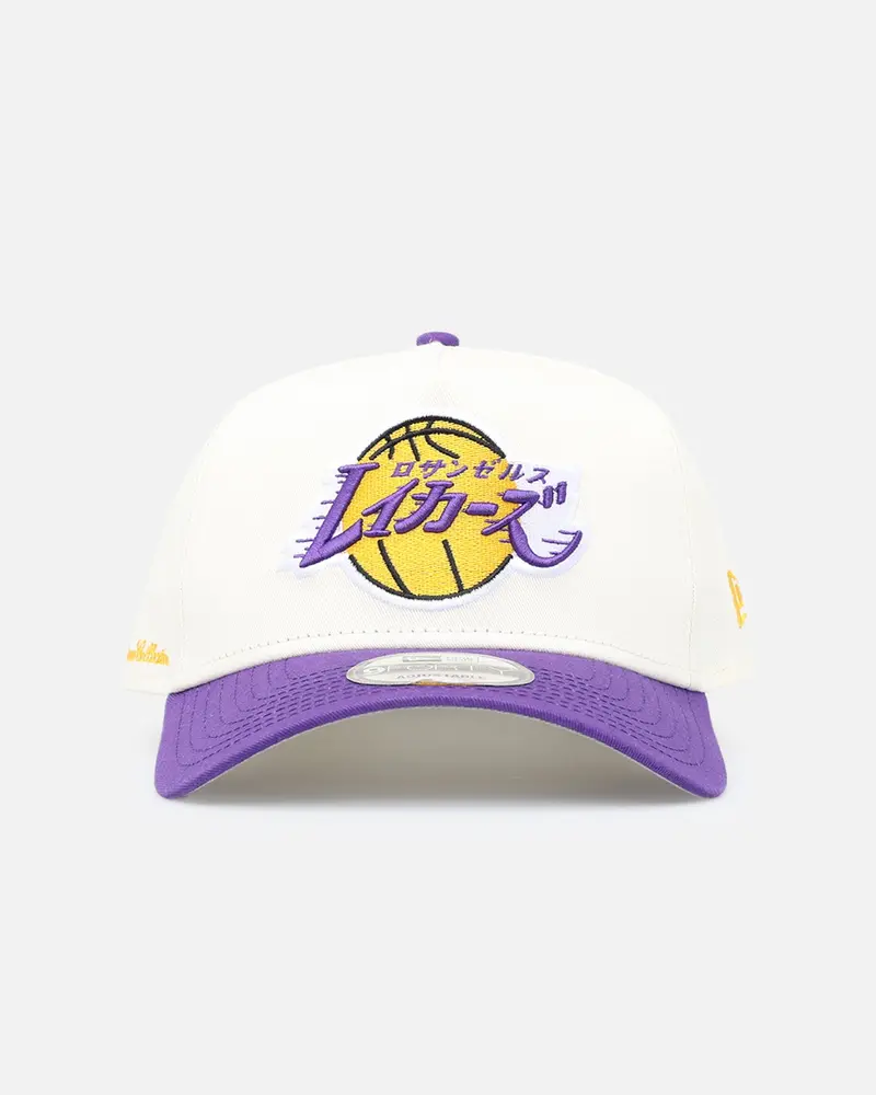 New Era Los Angeles Lakers 'Nba X Hyperfly' 9Forty A-Frame Snapback Chrome White 1