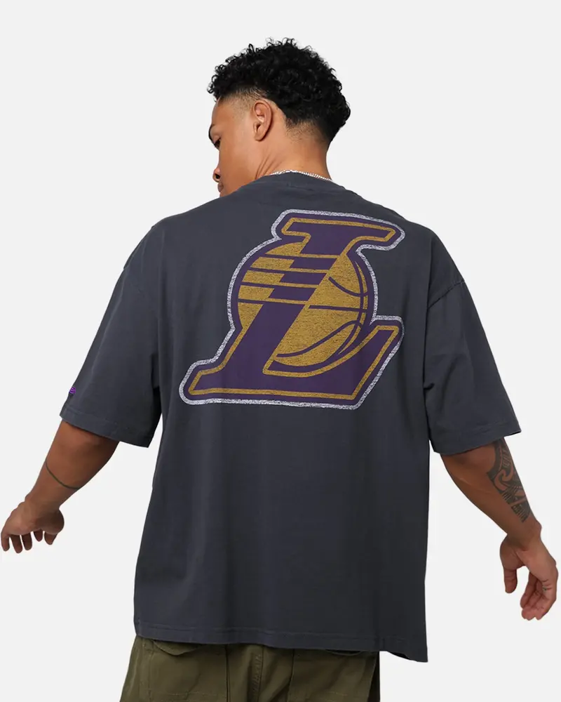 New Era Los Angeles Lakers Oversized T-Shirt Black 1