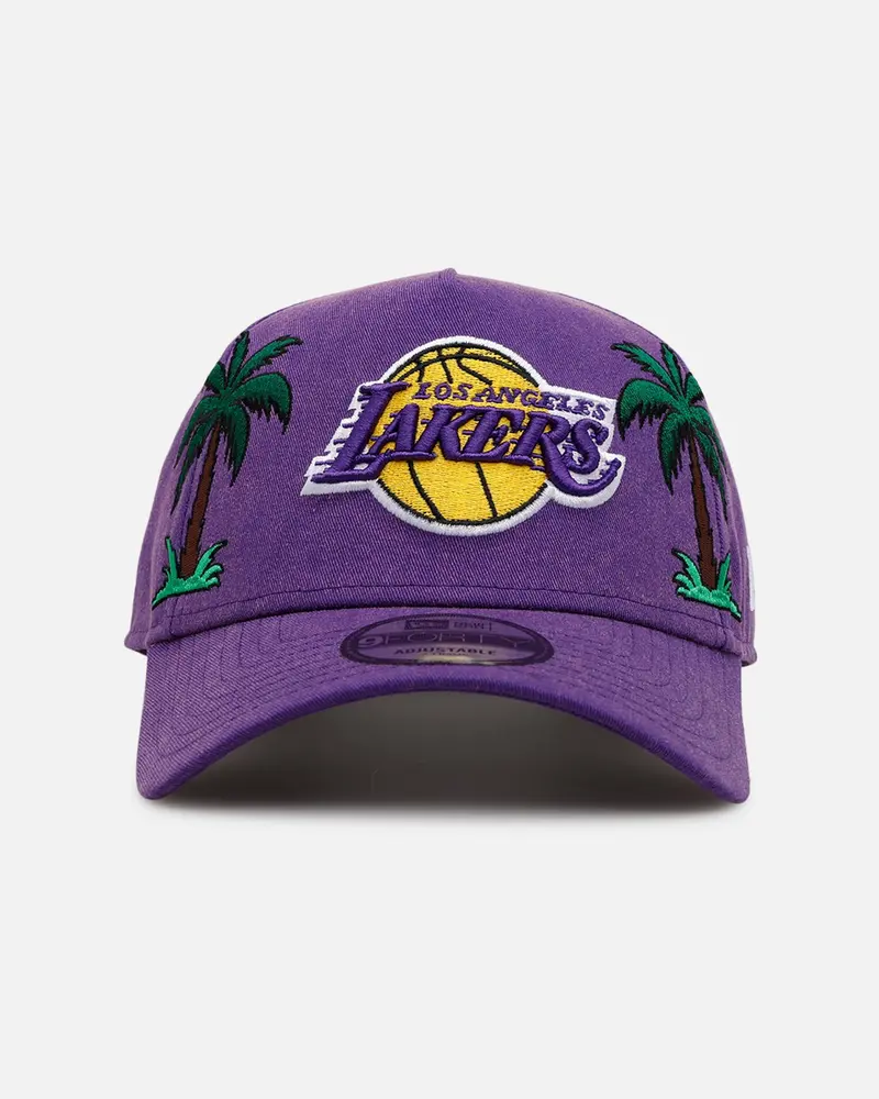 New Era Los Angeles Lakers 'Palm Trees' 9Forty A-Frame Snapback Official Team Color 1