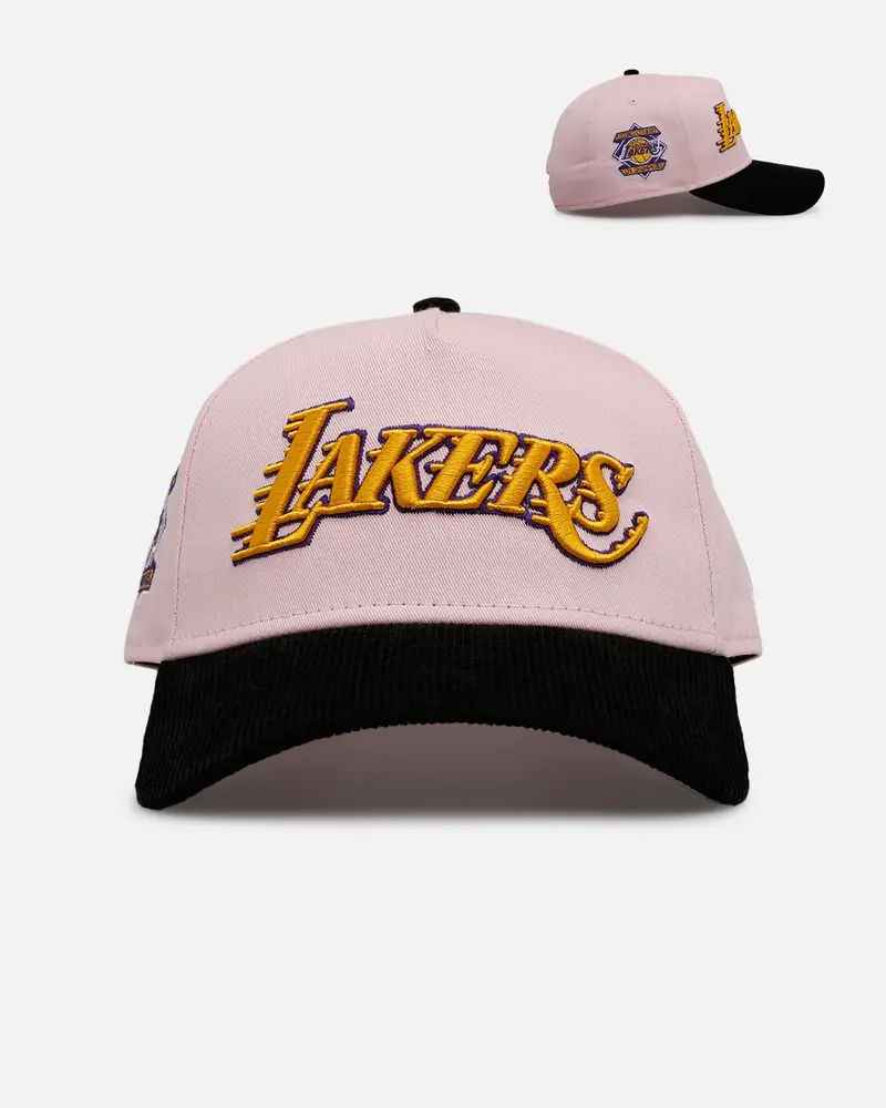 New Era Los Angeles Lakers 'Pink Crown' 9Forty A-Frame Snapback Pink 1
