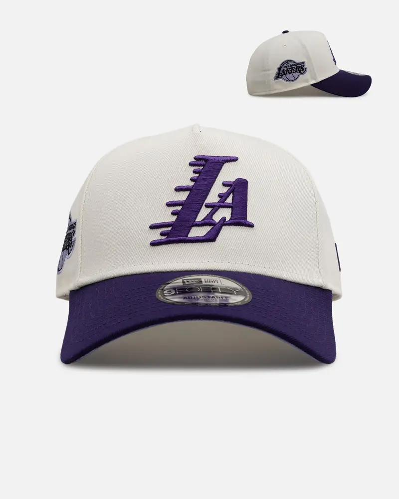 New Era Los Angeles Lakers 'Purple Haze 2.0' 9Forty A-Frame Snapback Chrome/Purple 1