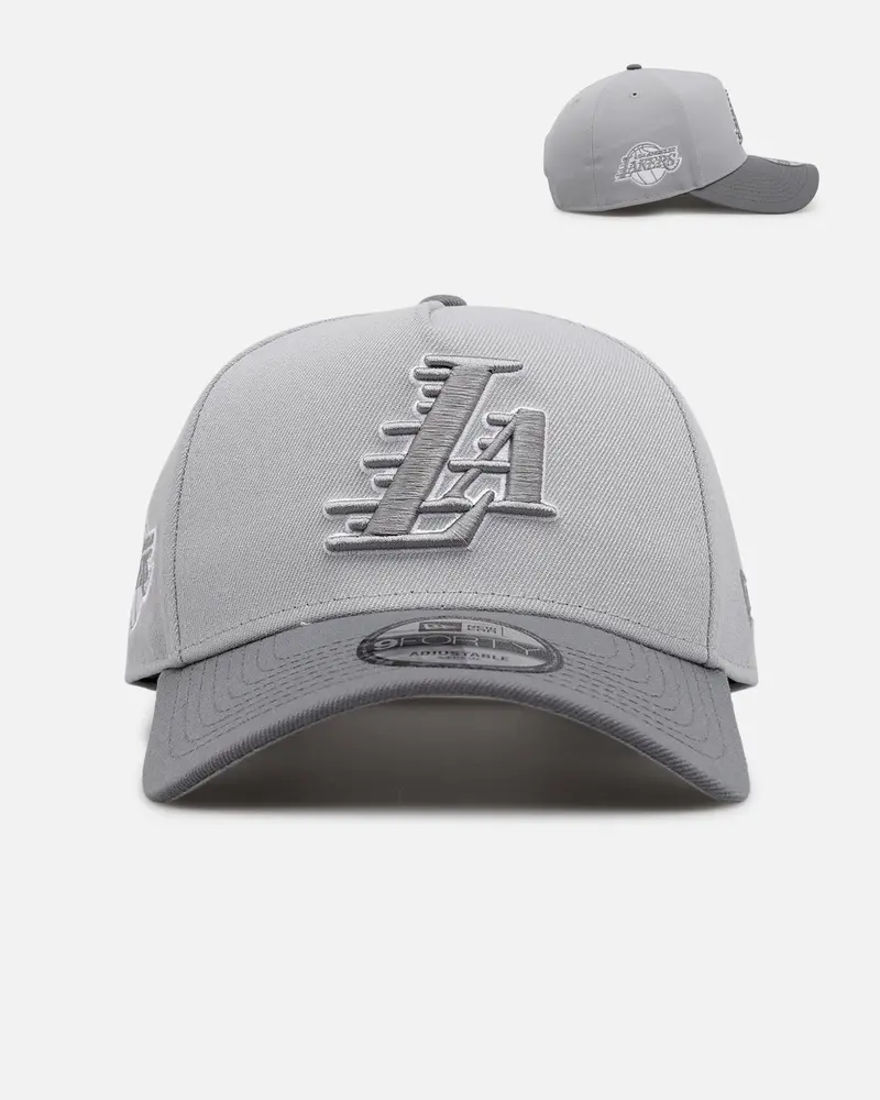 New Era Los Angeles Lakers 'Smoke' 9Forty A-Frame Snapback Smoke 1