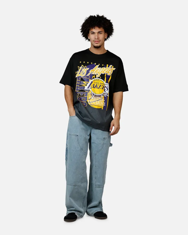 New Era Los Angeles Lakers Sport Class T-Shirt Black 3