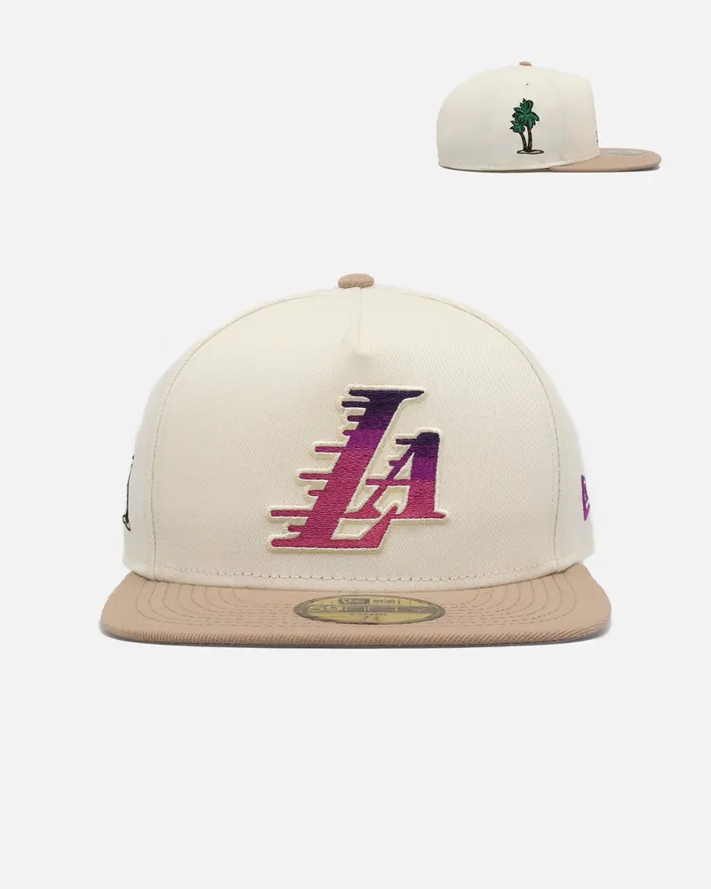 New Era Los Angeles Lakers 'Summer League' 59Fifty A-Frame Fitted Chrome 1