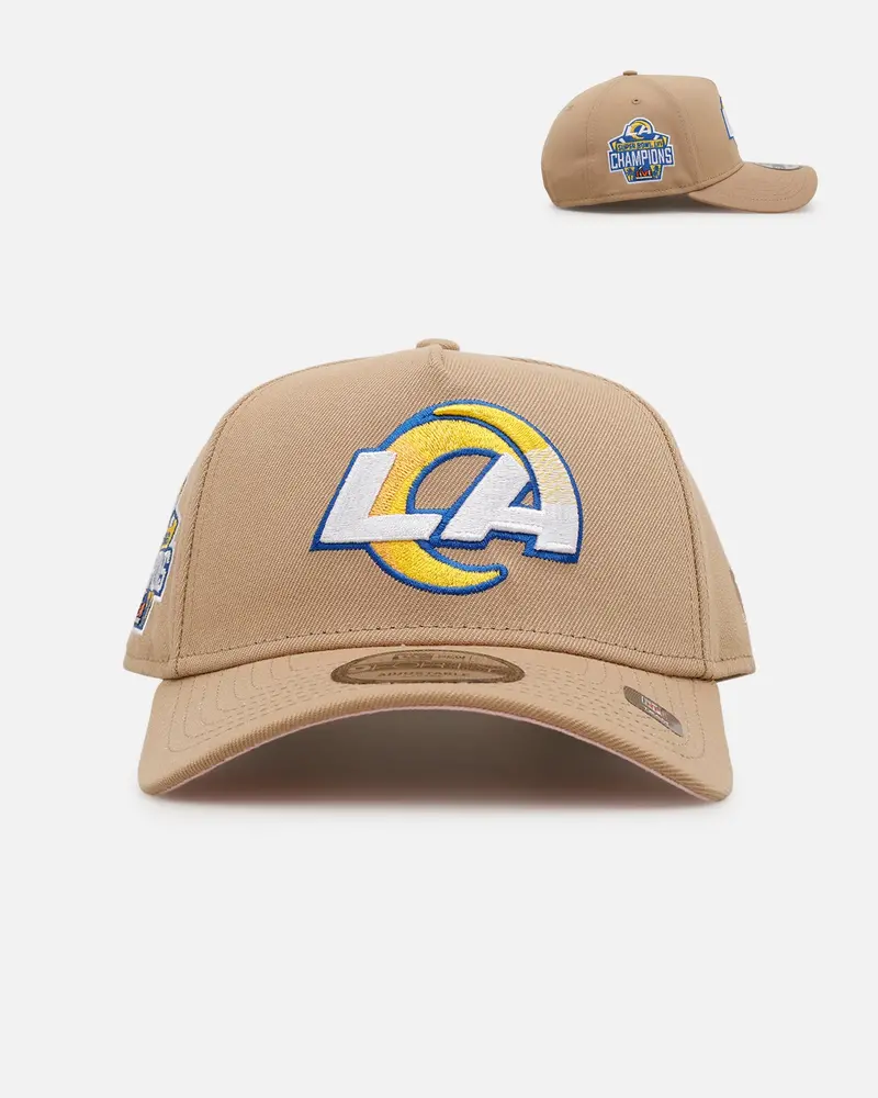 New Era Los Angeles Rams 'Tan Pink' 9Forty A-Frame Snapback Tan 1