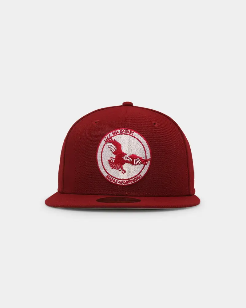New Era Manly Sea Eagles 'Nrl 2023' Retro 59Fifty Fitted Dark Red 1
