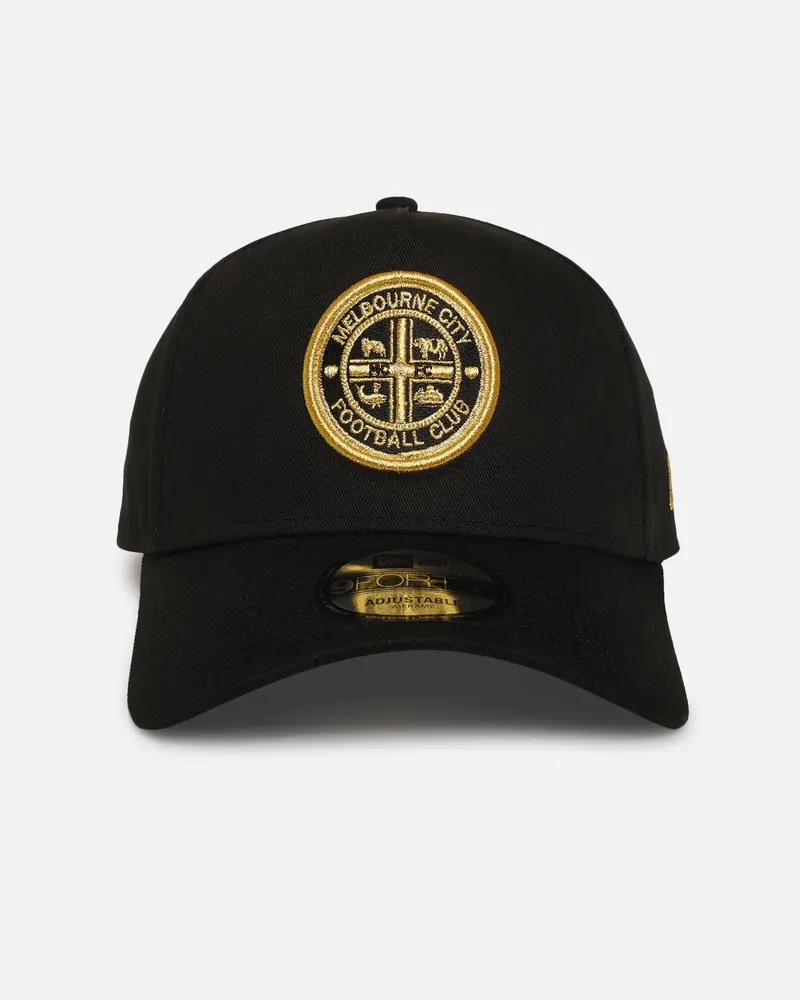 New Era Melbourne City Fc 'A-League Exculsive' 9Forty A-Frame Snapback Black/Gold 1