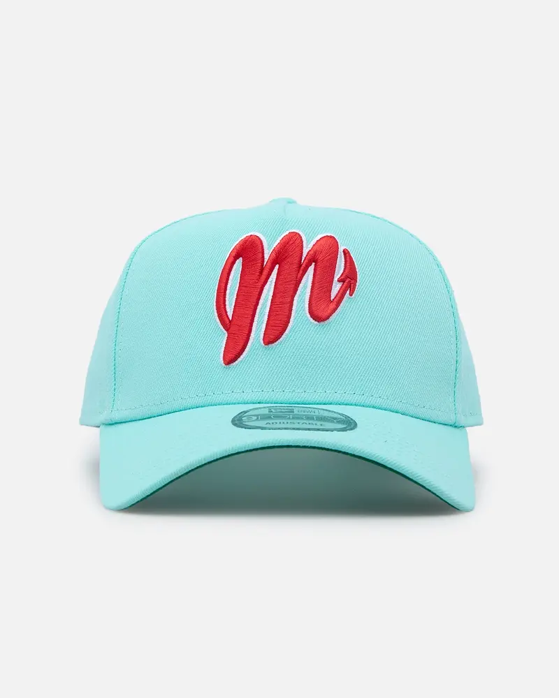New Era  Mexico Diablos "Liga Mexicana De Beisbol" 9Forty Snapback Turquoise 1
