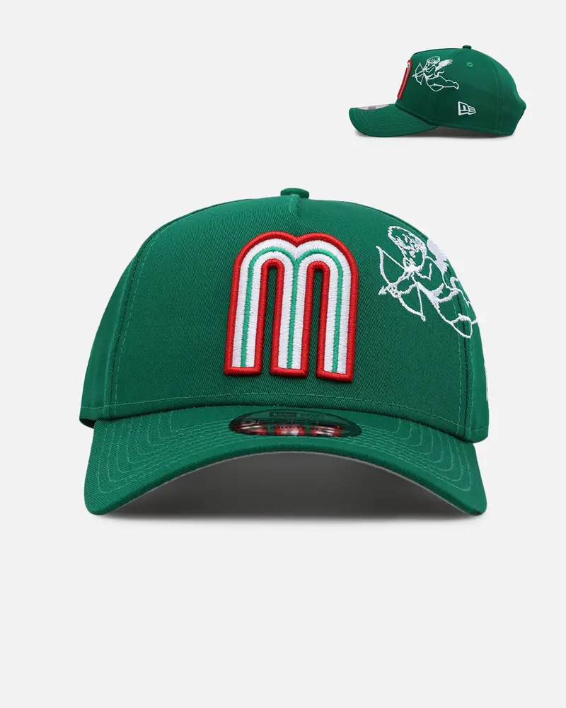 New Era Mexico National Baseball Team 'Cherub Official Team Color' 9Forty A-Frame Snapback Green 1