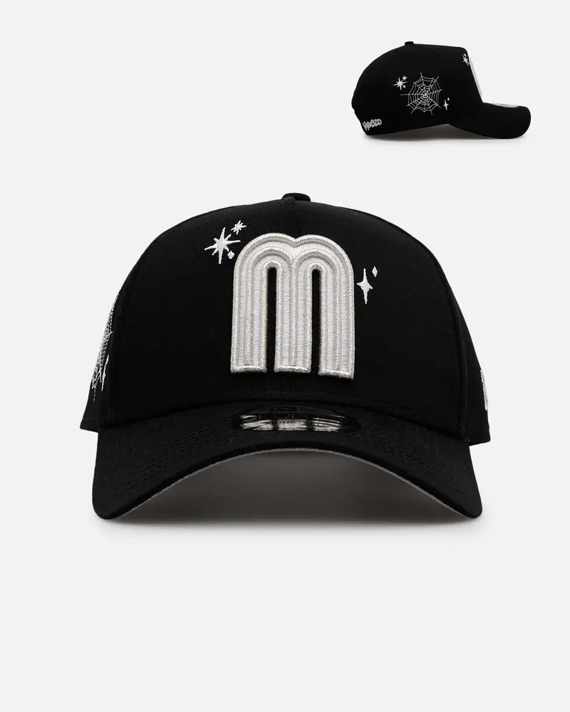 New Era Mexico National Baseball Team 'Grit 3.0' 9Forty A-Frame Snapback Black/White 1