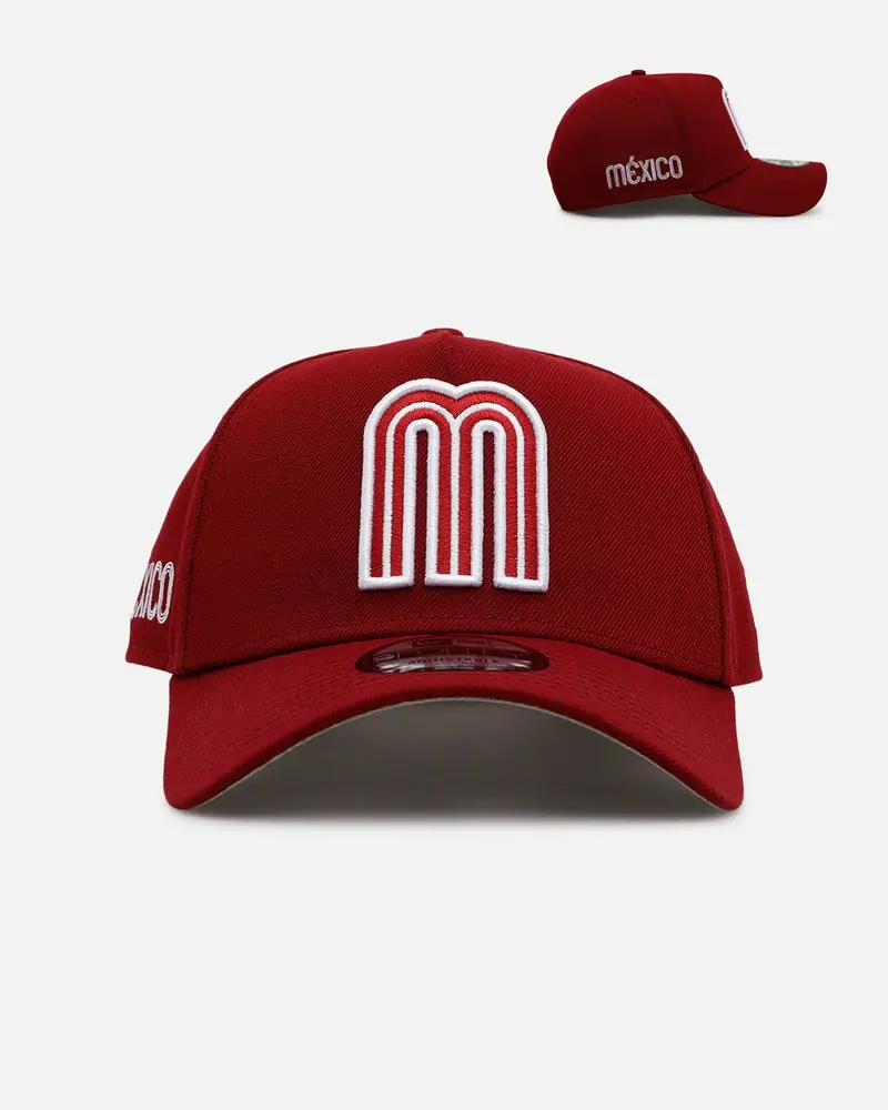 New Era Mexico National Baseball Team 'Mexico Polychromatic' 9Forty A-Frame Snapback Cardinal 1