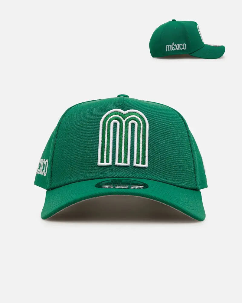 New Era Mexico National Baseball Team 'Mexico Polychromatic' 9Forty A-Frame Snapback Kelly Green 1