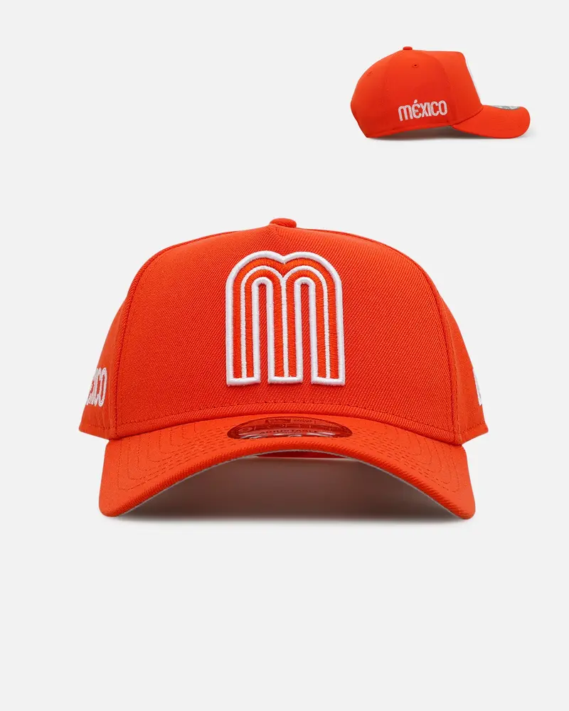 New Era Mexico National Baseball Team 'Mexico Polychromatic' 9Forty A-Frame Snapback Orange 1