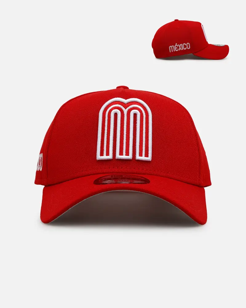 New Era Mexico National Baseball Team 'Mexico Polychromatic' 9Forty A-Frame Snapback Red 1