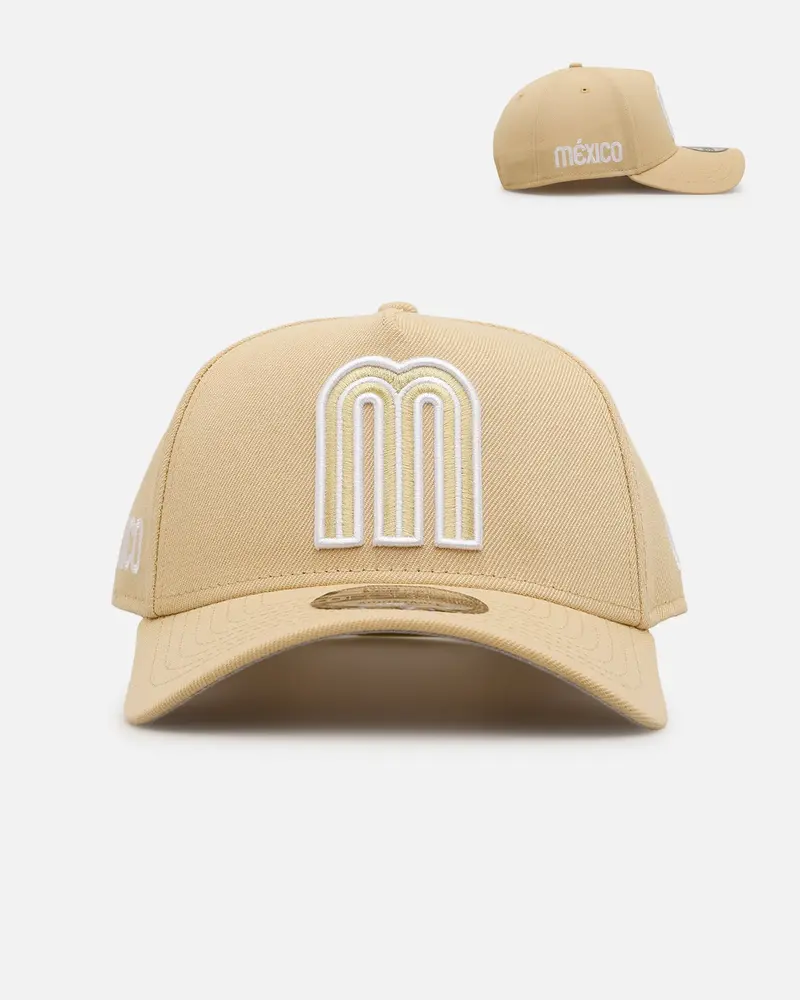 New Era Mexico National Baseball Team 'Mexico Polychromatic' 9Forty A-Frame Snapback Vegas Gold 1