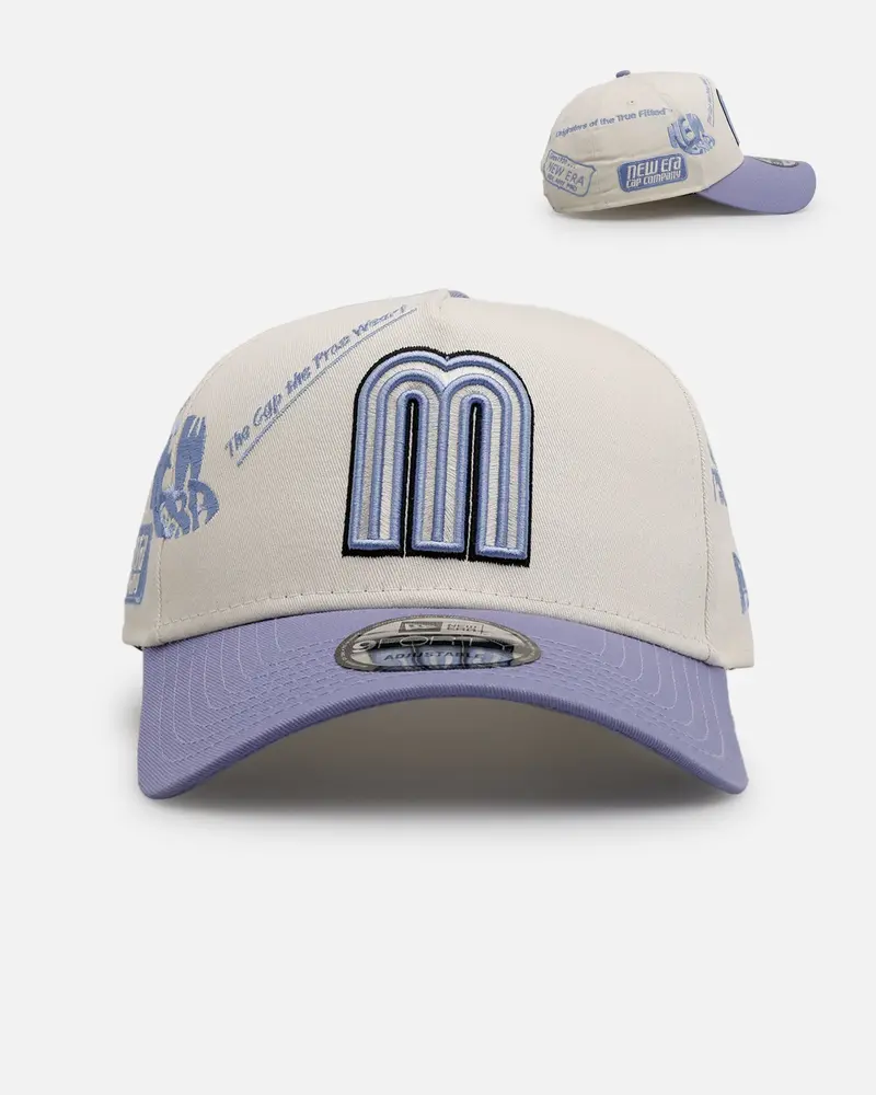 New Era Mexico National Baseball Team 'Mexico Spring Delivery' 9Forty A-Frame Snapback Purple 1