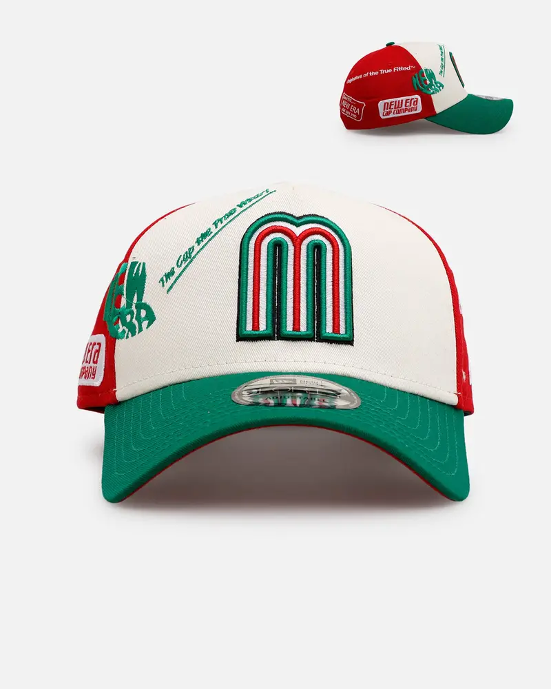 New Era Mexico National Baseball Team 'Mexico Spring Delivery' 9Forty A-Frame Snapback Red/Green 1