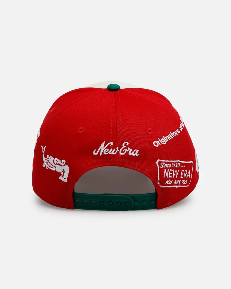 New Era Mexico National Baseball Team 'Mexico Spring Delivery' 9Forty A-Frame Snapback Red/Green 2