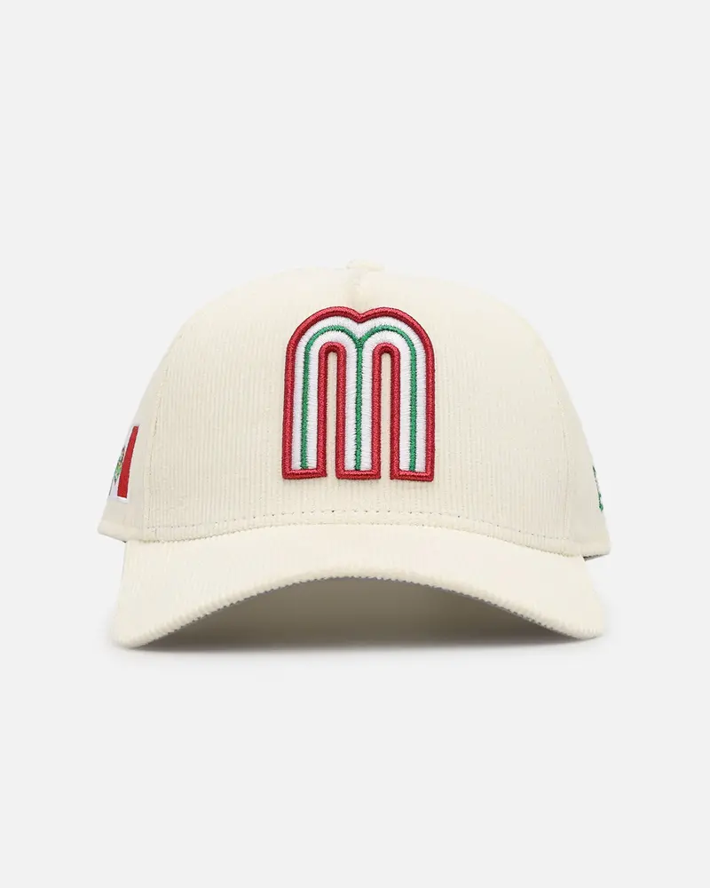 New Era Mexico National Baseball Team 'Mexico Variety Pack' 9Forty A-Frame Corduroy Snapback Chrome 1