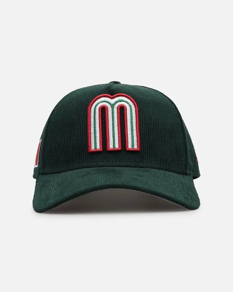 New Era Mexico National Baseball Team 'Mexico Variety Pack' 9Forty A-Frame Corduroy Snapback Dark Green 1