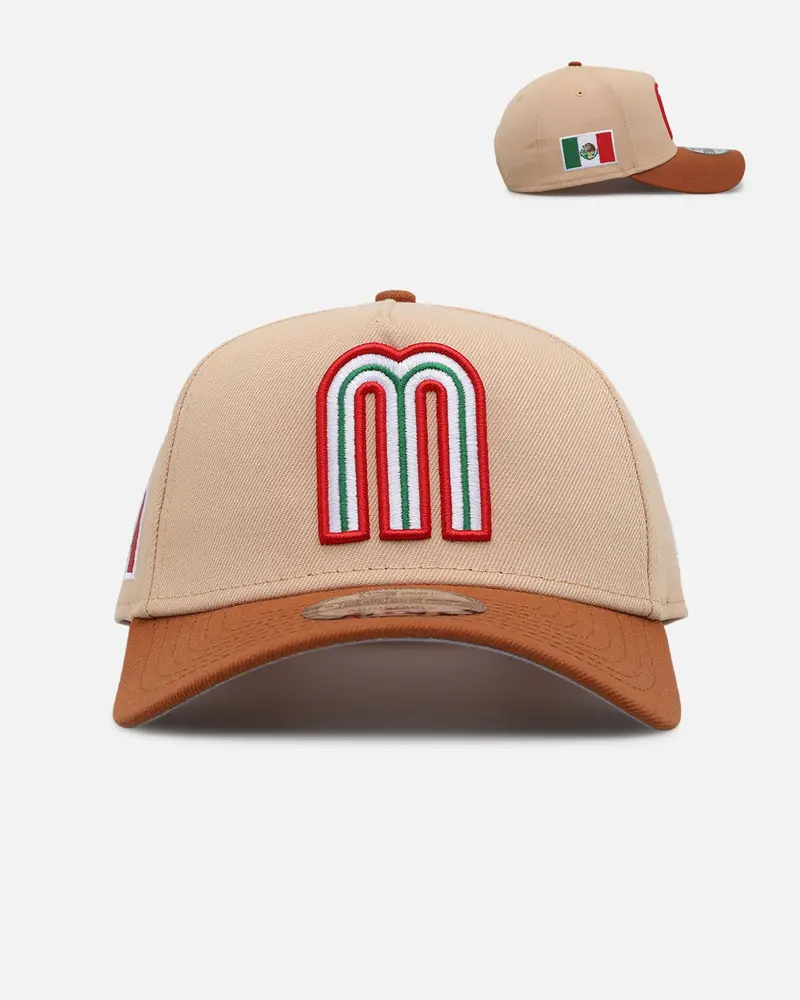 New Era Mexico National Baseball Team 'Mexico Variety Pack' 9Forty A-Frame Snapback Tan/Brown 1