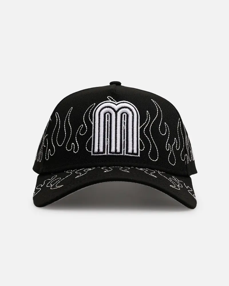 New Era Mexico National Baseball Team 'Outline Flames' 9Forty A-Frame Snapback Black 1
