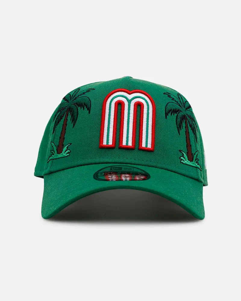 New Era Mexico National Baseball Team 'Palm Trees' 9Forty A-Frame Snapback Official Team Color 1