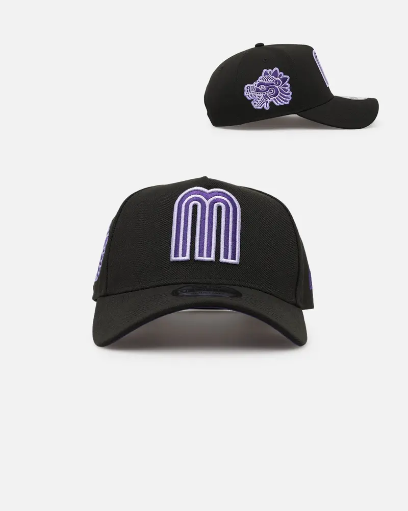 New Era Mexico National Baseball Team 'Purple Haze' 9Forty A-Frame Snapback Black/Purple 1