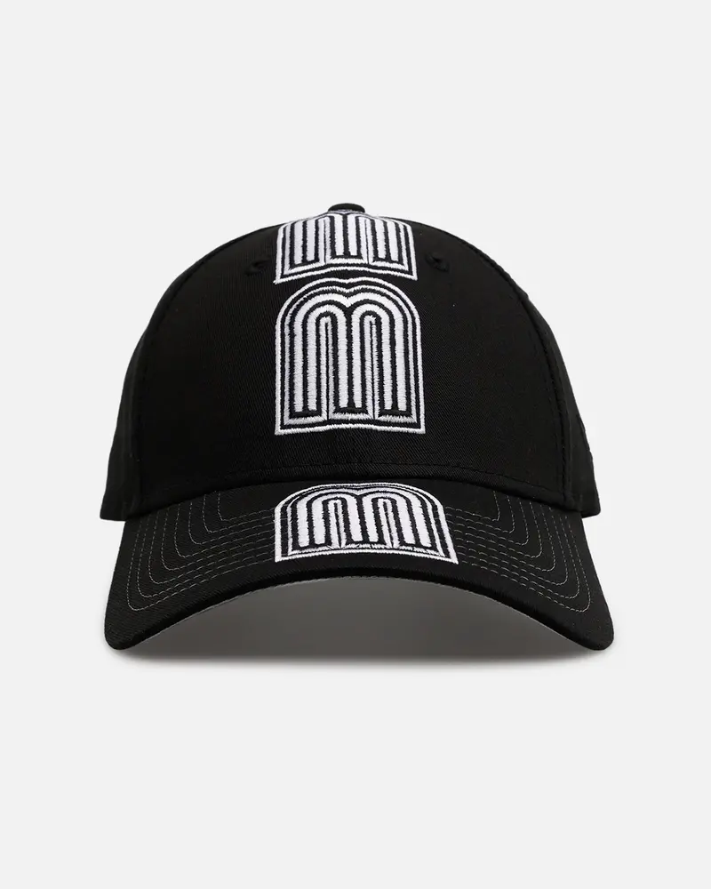 New Era Mexico National Baseball Team' 'Spine' 9Forty A-Frame Strapback Black/White 1
