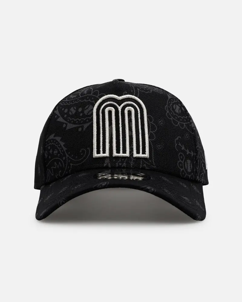 New Era Mexico National Baseball Team 'Tonal Paisley' 9Forty A-Frame Snapback Black 1