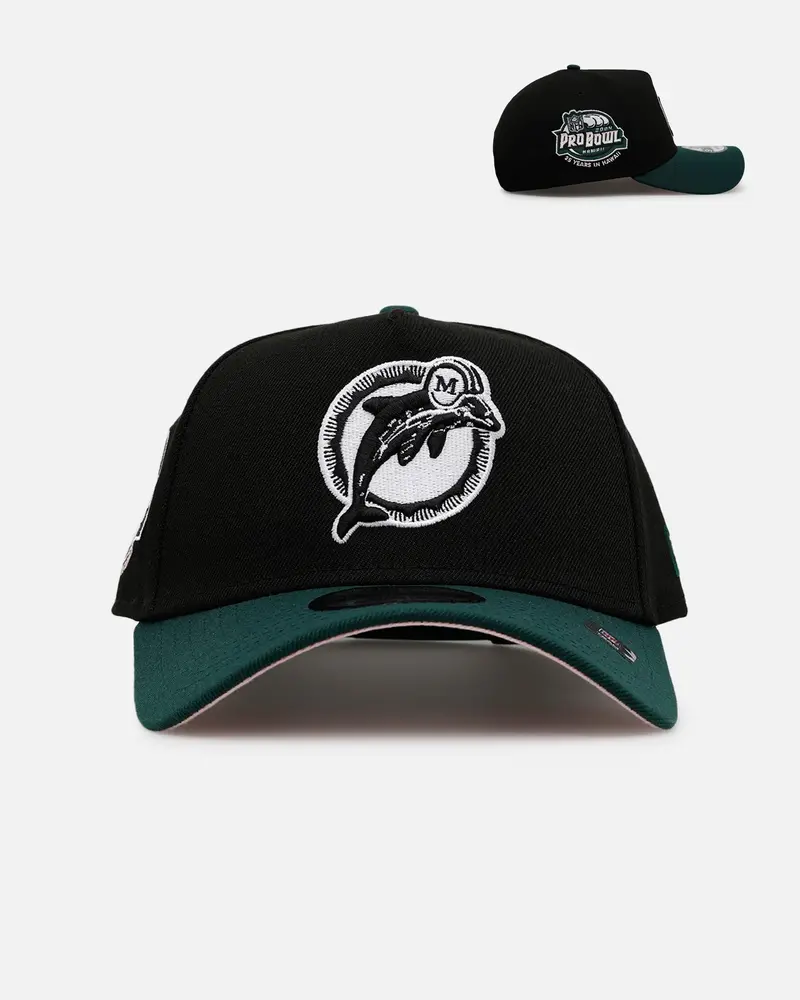 New Era Miami Dolphins 'Black Dark Green' 9Forty A-Frame Snapback Black/Dark Green 1