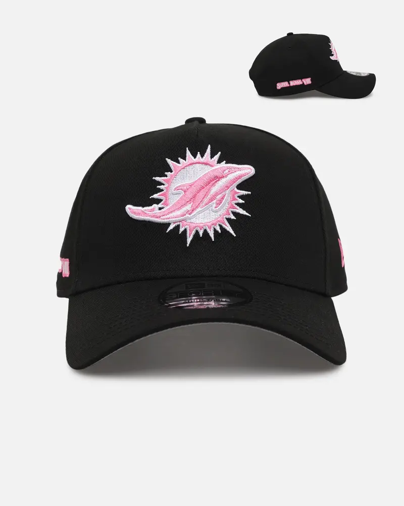 New Era Miami Dolphins 'Black Pink' 9Forty A-Frame Snapback Black/Pink 1