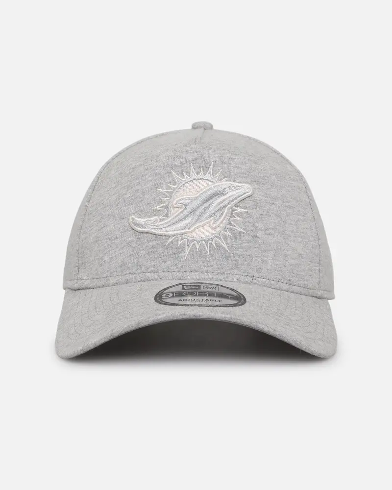 New Era Miami Dolphins 'Cozy' 9Forty A-Frame Strapback Heather Grey 1