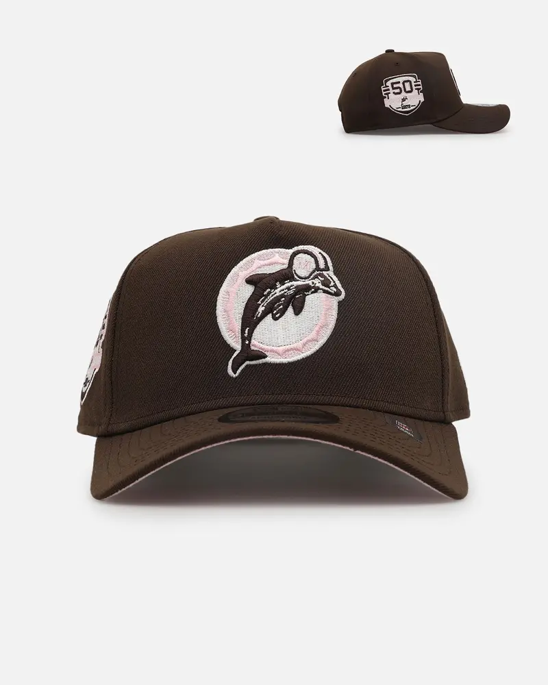 New Era Miami Dolphins 'Neapolitan 2.0' 9Forty A-Frame Snapback Brown 1