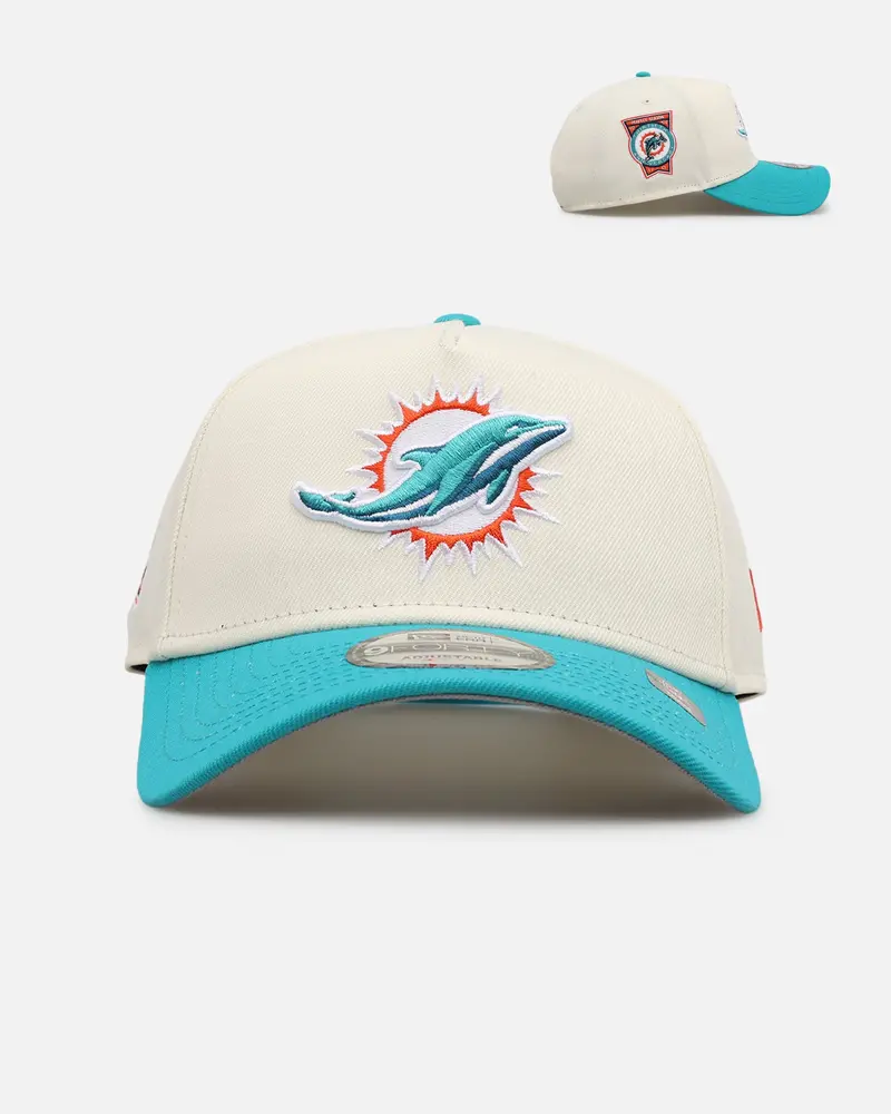New Era Miami Dolphins 'Nfl Kickoff' 9Forty A-Frame Snapback Chrome 1
