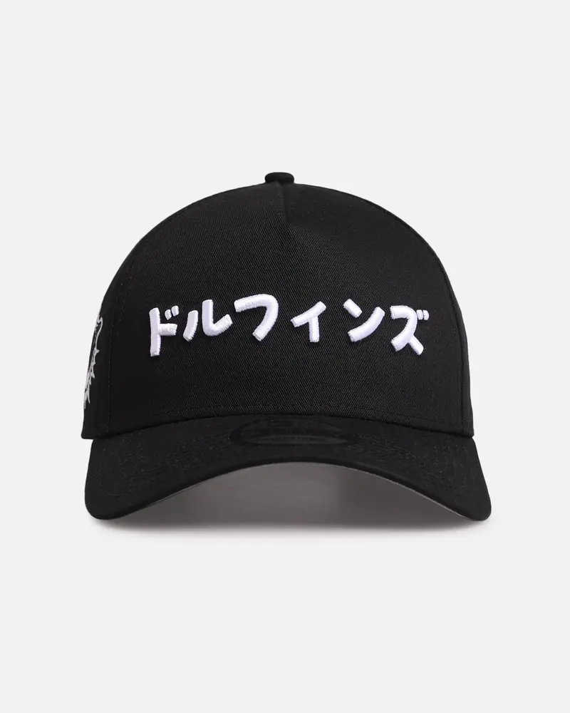 New Era Miami Dolphins 'Ohtani & Kanji' 9Forty A-Frame Snapback Black/White 1