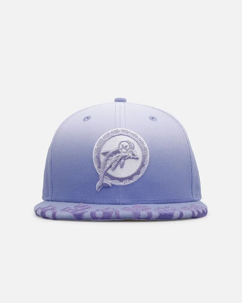 New Era Miami Dolphins 'Sundye Flames' 59Fifty Fitted Lavender 1