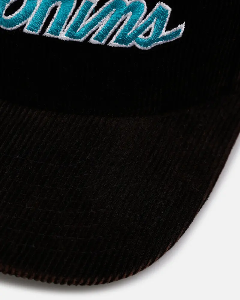 New Era Miami Dolphins 'Washed Black Nfl Golfer' Corduroy Golfer Snapback Washed Black 2