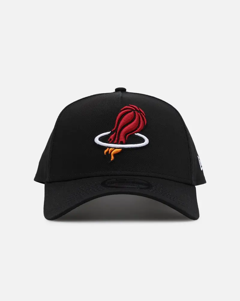 New Era Miami Heat 'Upside Down Nba' 9Forty A-Frame Snapback Black 1