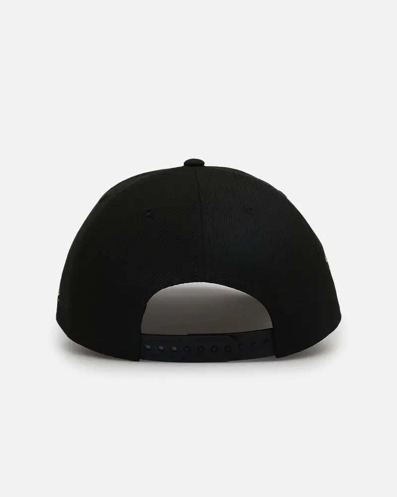 New Era Milwaukee Brewers 'Metallic Wordmark' 9Forty A-Frame Snapback Black 2