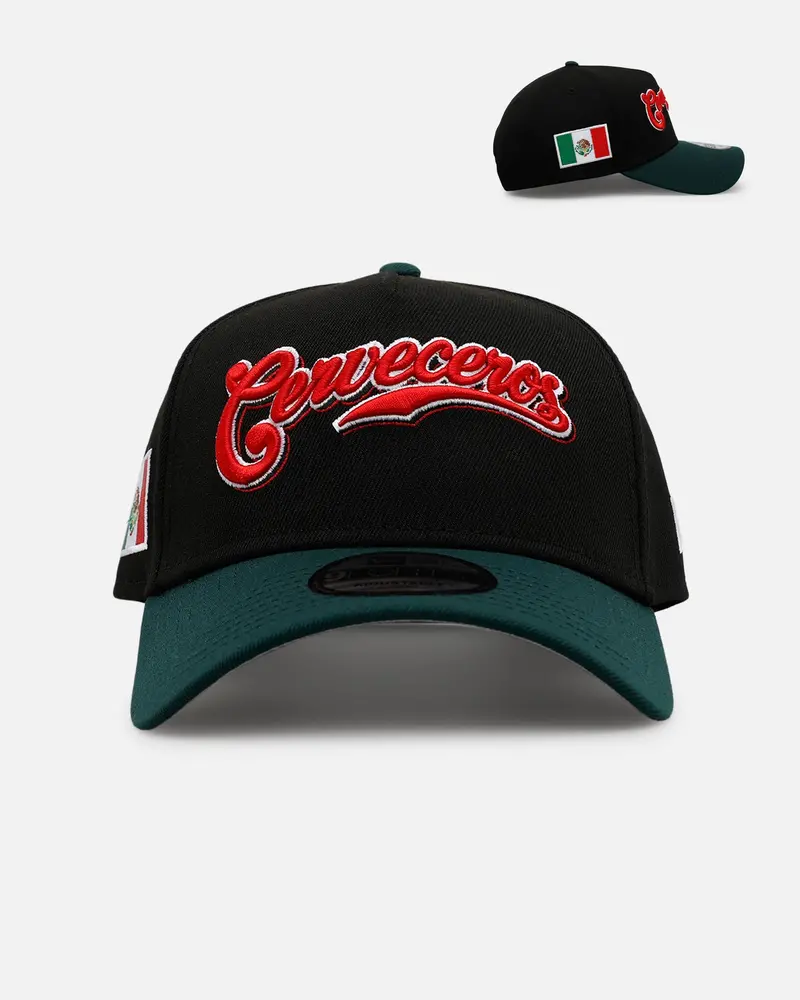 New Era Milwaukee Brewers 'Mexican Independence Day 2.0' 9Forty A-Frame Snapback Black/Green 1