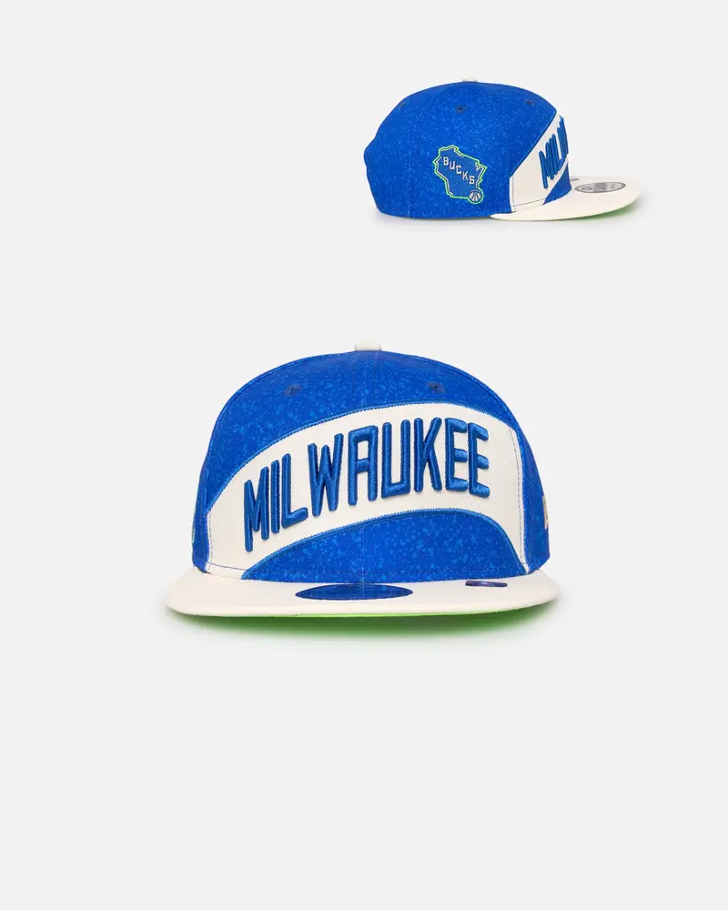 New Era Milwaukee Bucks 'Nba Ce Headwear Collection' 9Fifty Snapback Otc 1