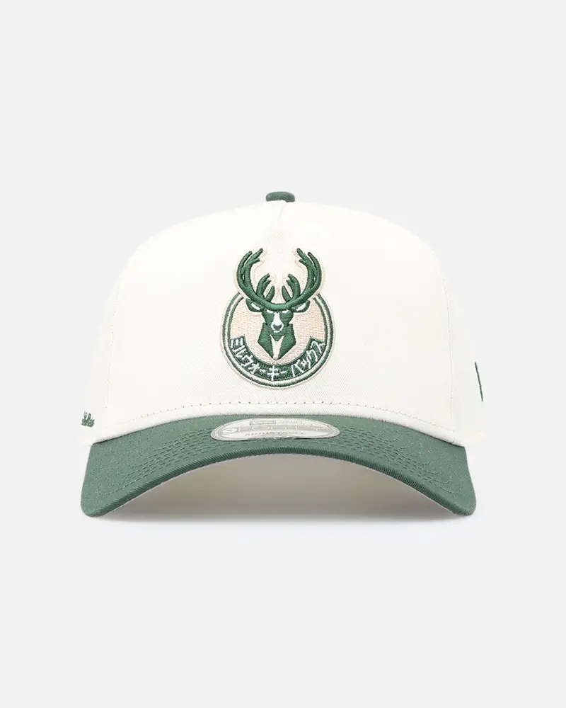 New Era Milwaukee Bucks 'Nba X Hyperfly' 9Forty A-Frame Snapback Chrome White 1
