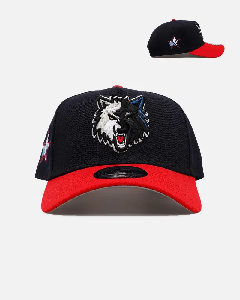 New Era Minnesota Timberwolves 'All Star Game 2026' 9Forty A-Frame Snapback Navy/Red 1