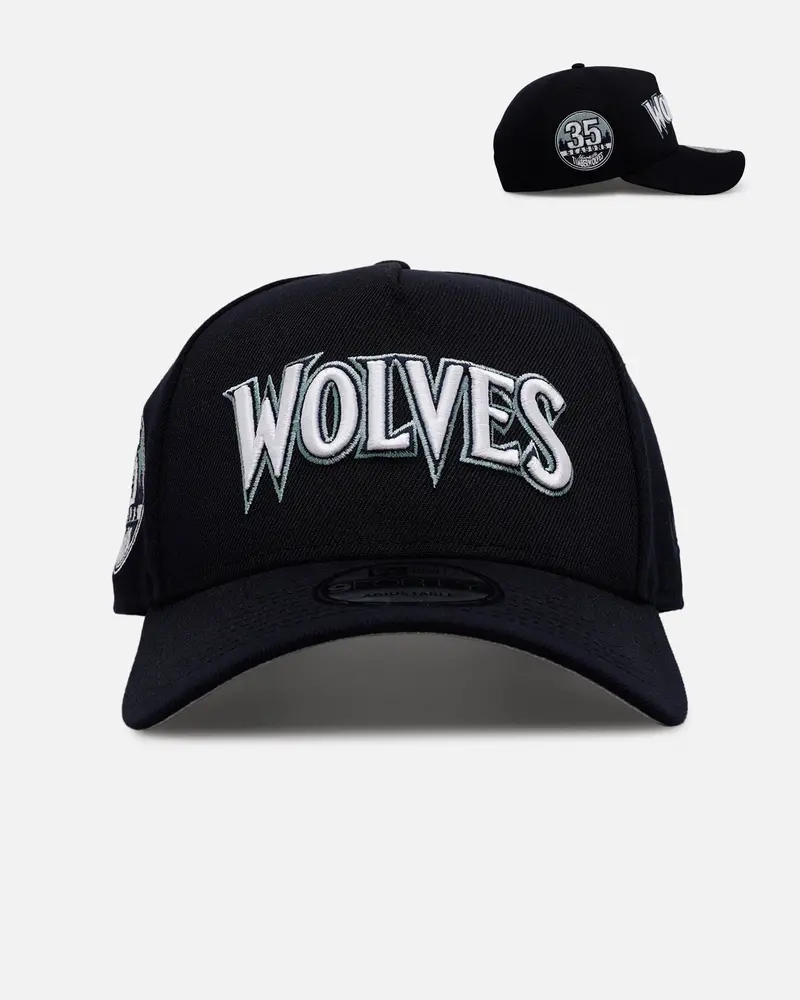 New Era Minnesota Timberwolves 'Midnight Navy' 9Forty A-Frame Snapback Midnight Navy 1