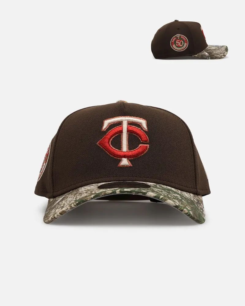 New Era Minnesota Twins 'Great Outdoors' 9Forty A-Frame Snapback Brown/Camo 1