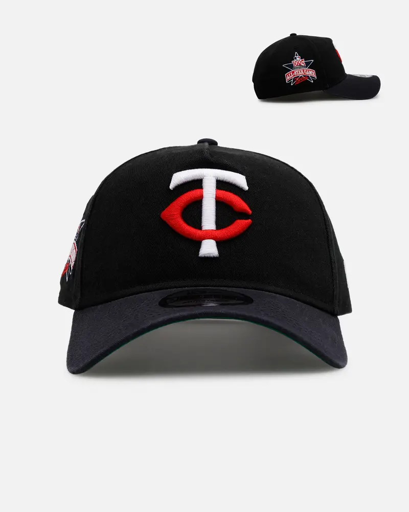 New Era Minnesota Twins 'Pigment Dye Two Tone' 9Forty A-Frame Snapback Black/Official Team Color 1